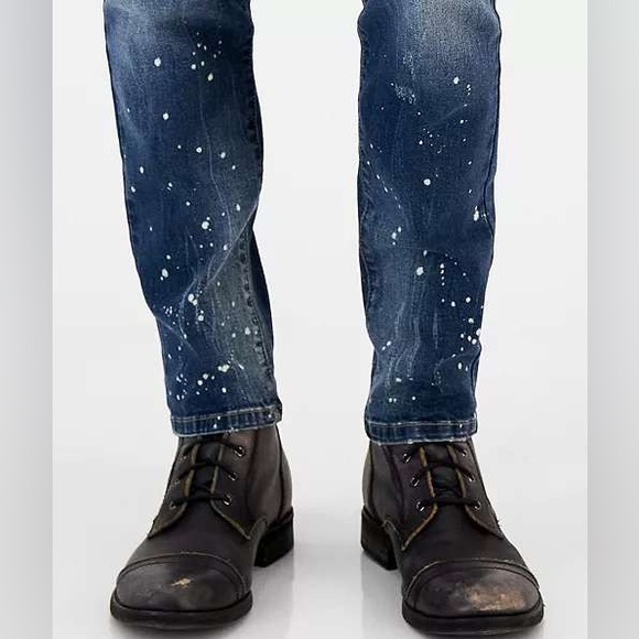 ED HARDY
Men's Distressed Embroidered Tiger Head Skinny Jeans sz 40 - Picture 4 of 13